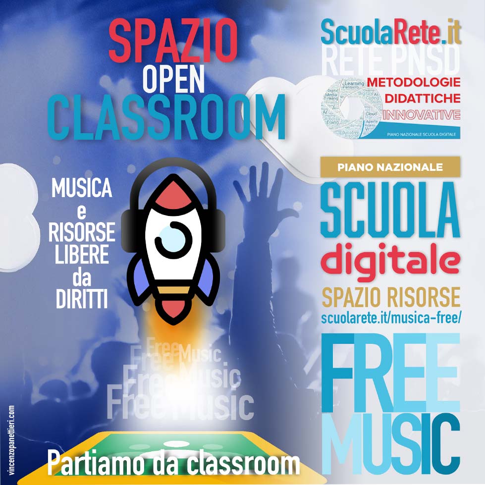 Risorse Musica Free OPEN Classroom, gemellaggi con Google Classroom